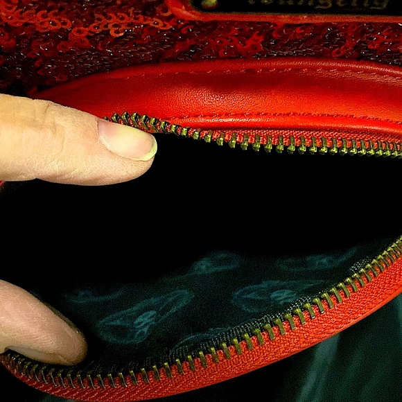 Brand new with tags. Red sequins Evil Queen Loungefly backpack. - Picture 6 of 9